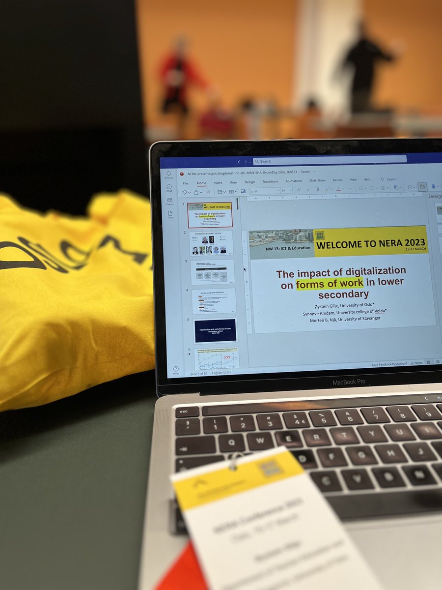 Øystein Gilje (@ogilje) on Twitter photo Looking forward to presenting at #nera2023 @oslomet
We just wonder, which term would you use for the Norwegian word "arbeidsformer" in a lesson?
Any suggestions before Thursday 16th March at 3 pm will be appreciated! #teachertwitter
<a href="/kunnskapssenter/">Kunnskapssenter for utdanning</a> <a href="/UniOslo_UV/">Det utdanningsvitskaplege fakultet (UiO)</a> <a href="/HiVolda/">Høgskulen i Volda</a> Looking forward to presenting at #nera2023 @oslomet
We just wonder, which term would you use for the Norwegian word "arbeidsformer" in a lesson?
Any suggestions before Thursday 16th March at 3 pm will be appreciated! #teachertwitter
<a href="/kunnskapssenter/">Kunnskapssenter for utdanning</a> <a href="/UniOslo_UV/">Det utdanningsvitskaplege fakultet (UiO)</a> <a href="/HiVolda/">Høgskulen i Volda</a>