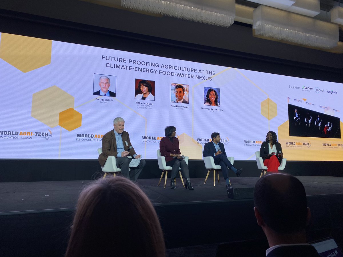 Excited to hear panels on the future of agriculture and food <a href="/WorldAgriTech/">World Agri-Tech</a> Summit and I look forward to meeting with <a href="/VINE_io/">The VINE</a>. #agtech #EconDev
