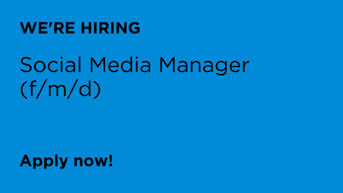 🚀 Calling all wordsmiths out there, with an understanding of academic mindsets, a way with words and people, and the creative vision to oversee our complex social media landscape.
📅 One-year maternity cover, starting May 1st
📌 Based in Berlin
🌎 Native English, German a plus