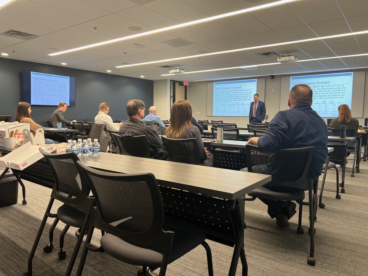 It was great to hear from Charlie Steingas of Cash Balance Actuaries about the benefits of pairing a cash balance plan with a 401(k)! With generous contribution limits and potential tax advantages, it's no wonder they're becoming increasingly popular. #retirementplan #cashbalance