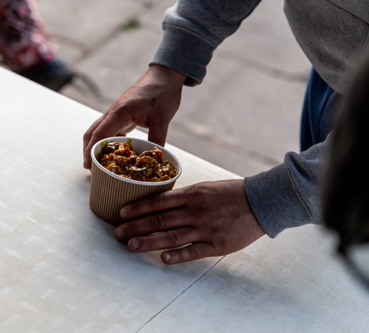The Feeding Communities team were out in the centre of Reading, serving up a nutritious hot meal for the homeless. 

This special pop-up builds upon the weekly hot food delivery from St Joesphs College, which has been taking place for the last year.