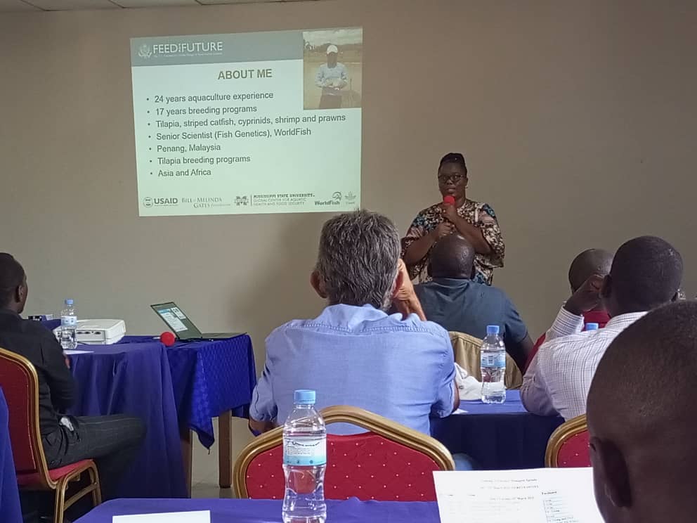 RwandaAgriBoard's tweet photo. Today in @RwamaganaDistr, the Deputy Director General for Animal Resources Development, Dr @solangeuwituze, officiated a 4-day training session on standard operating procedures(SOPs) for fish hatchery in Rwanda. https://t.co/UrqKrNoHfQ