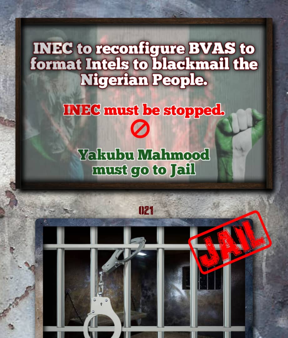RedeemerEzekiel's tweet photo. @inecnigeria is a corrupt organisation https://t.co/aWKAV6t8BT