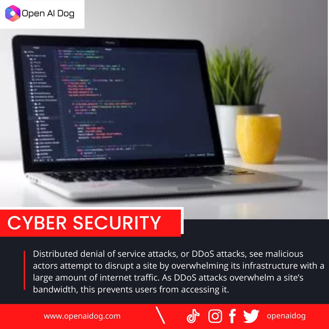 Distributed denial of service attacks, or DDoS attacks, see malicious actors attempt to disrupt a site by overwhelming its infrastructure with a large amount of internet traffic.  #Cyber #CyberSecurity #News