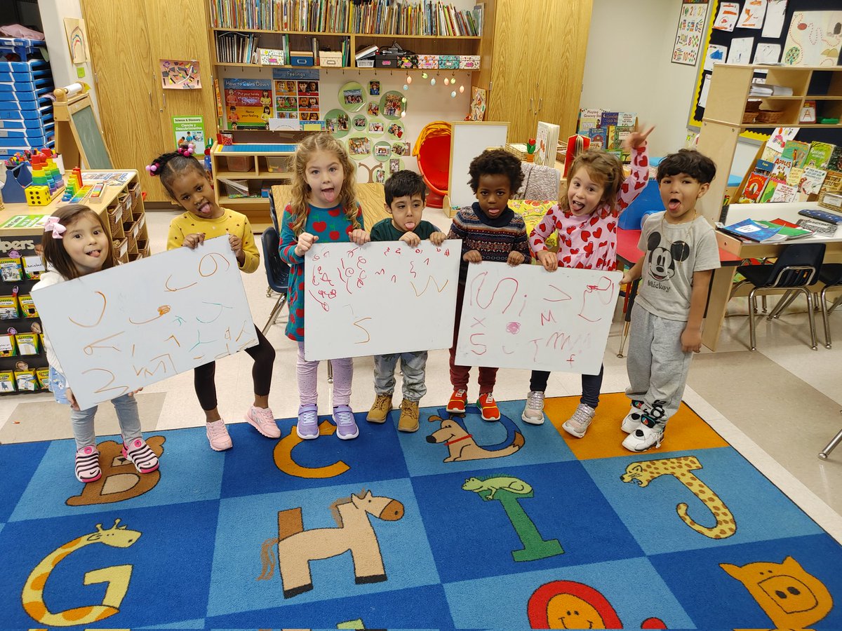 PreKTustin's tweet photo. This was such a fun game! We raced to gather letters, identify them, then write them! https://t.co/JFJf9Nk06s