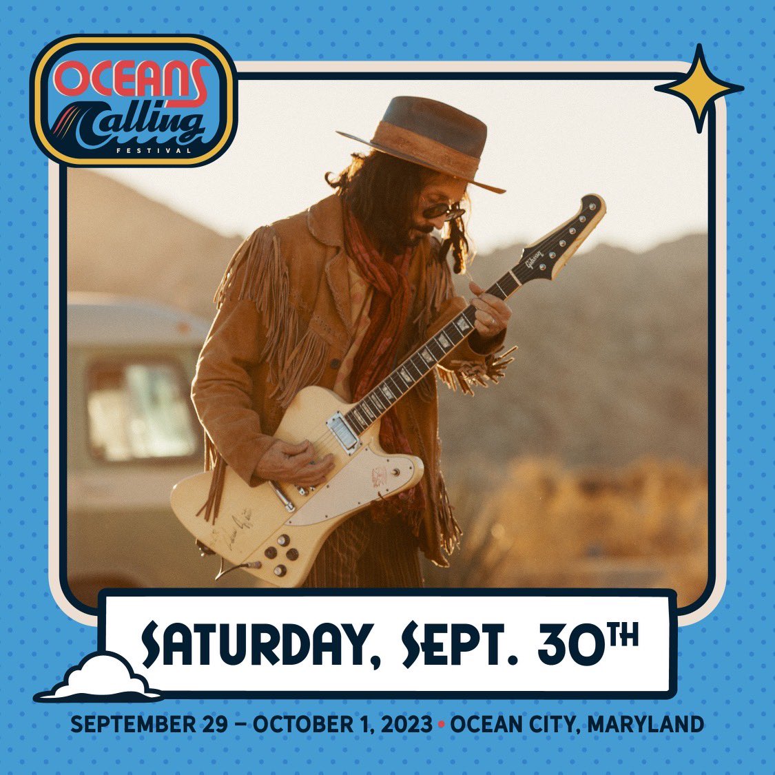 Kick out the jams boogie lovers 🎸 The Dirty Knobs and I will see you in Maryland at @OceansCallingMD this fall