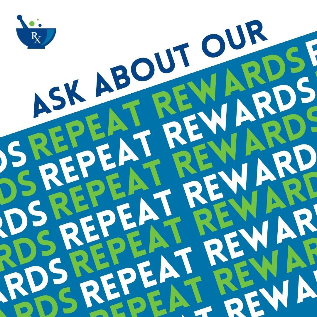RoyPharmacy_'s tweet image. Earn points with Repeat Rewards 🎉

Ask us how to get started today!

#RoyPharmacy #RepeatRewards #PharmacyPerks