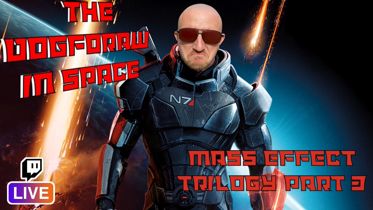 Gooooooooood Morning! I’m going LIVE tonight at 8 p.m. CST with Part 3 of our <a href="/masseffect/">Mass Effect</a> play through! Come join the Normandy Crew and help me save the Galaxy!