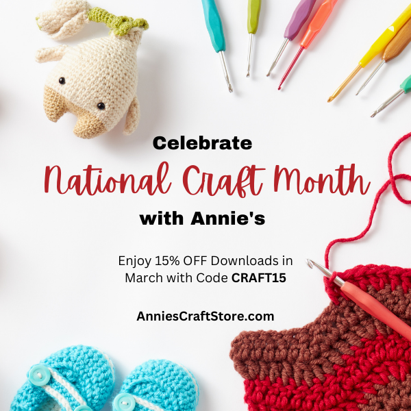 mooglyblog's tweet photo. Happy NatCroMo on Annies! π #crafts #crochet #natcromo #nationalcraftmonth
(afflink) β‘οΈ https://t.co/CuEzqfGLK1 https://t.co/UbBTUZY9w6