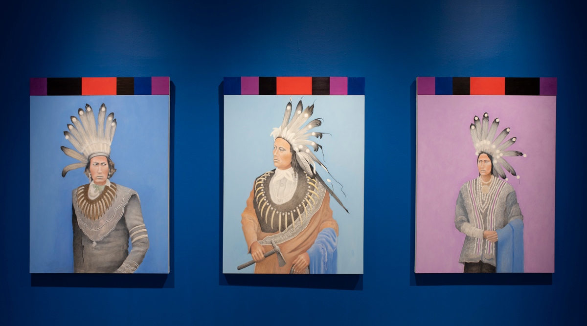 wag_ca's tweet photo. Art feature👀 The Mississauga Portraits show 3 members of the Michi Saagiig Anishinaabe (Mississauga) troupe, which toured Europe in the 1840s. Robert Houle: Red is Beautiful is on #atwag until March 26! 📆 https://t.co/qAf94E96no
🖼️ Robert Houle. Mississauga Portraits https://t.co/s9xsNJ67eS