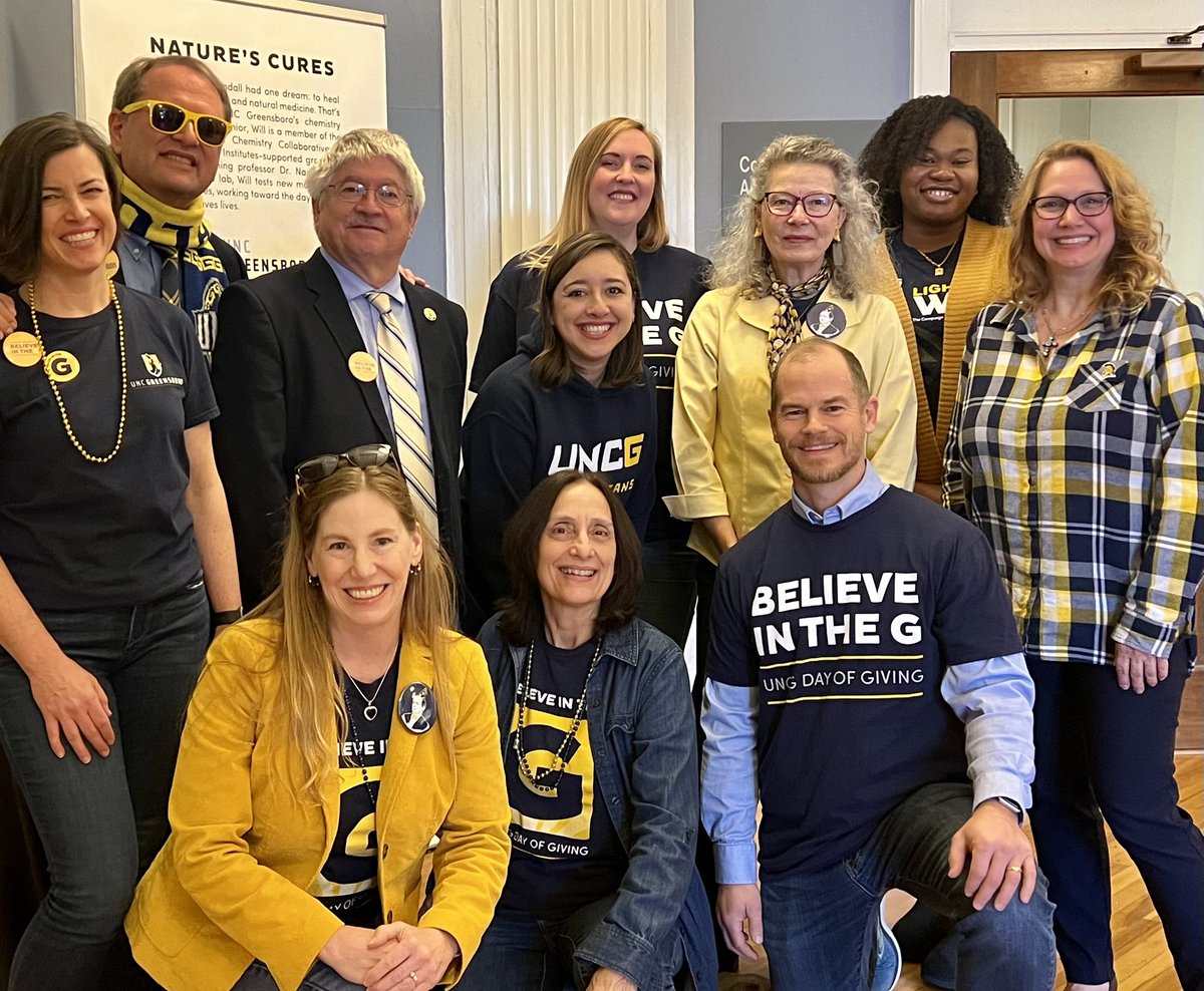 JZK60's tweet photo. @UNCG_CAS does #BelieveInTheG!! @UNCG https://t.co/6BIlZ0ASaO