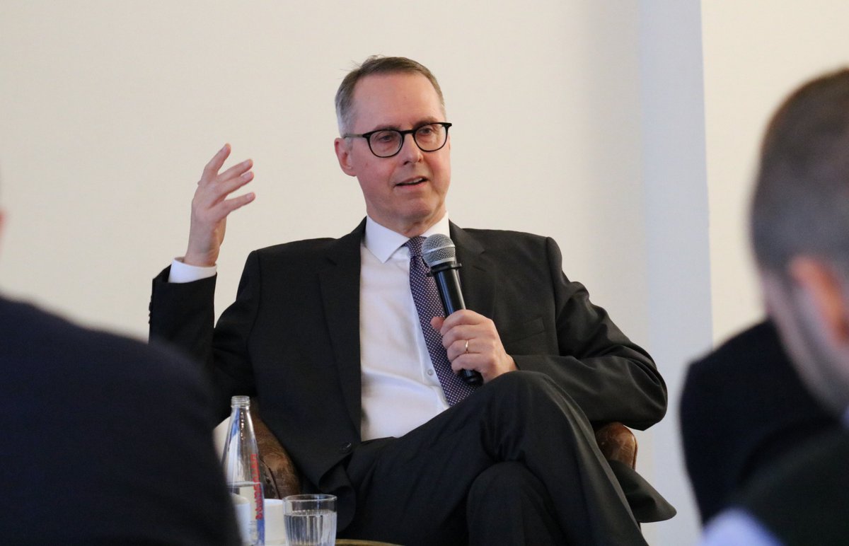 GCSDorg's tweet photo. 🇬🇪🇩🇪Today, the #GCSD hosted the German Ambassador to Georgia, H.E. Ernst Peter Fischer @Diplo_Peter as part of the "Ambassador Talks" series. Among other things, the Ambassador talked about trends in German foreign policy over the years as well as the war in Ukraine. https://t.co/NHOuWZwIj3