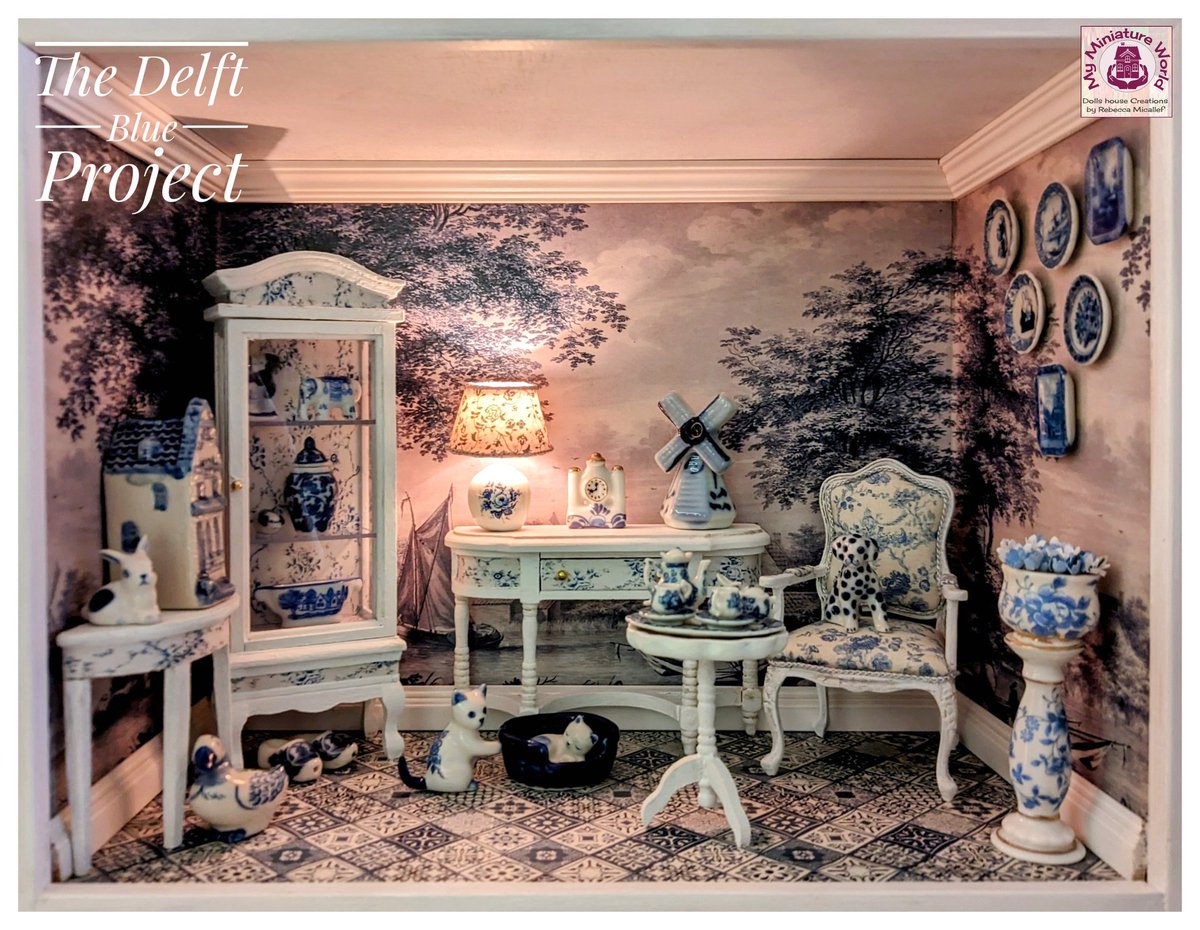rebmicallef's tweet photo. The complete Delft Blue Project. Visit My Miniature World Blog to see more https://t.co/j8H5AbqrdZ
#dollshouse #miniatures #miniaturist #delft #delftblue #complete #completeProject #longwaitisover #reveal #blog #blogger #blogpost #picoftheday #photooftheday #pictureoftheday https://t.co/C2vuRvniYC