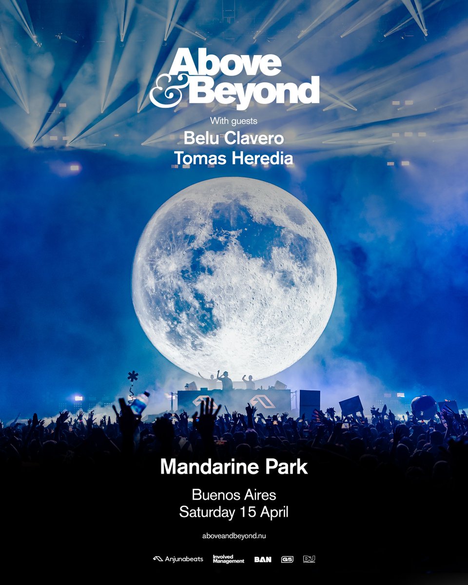 aboveandbeyond's tweet image. Buenos Aires, we can't wait to dance with you next month 🇦🇷 Joining us at Mandarine Park: Belu Clavero &amp;amp; @tomasheredia.

Final tickets available now: aboveandbeyond.ffm.to/argentina.OTW