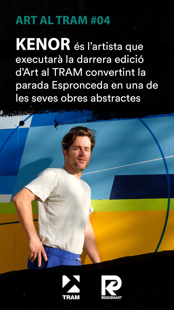 La darrera intervenció d'#ArtalTRAM ja està en marxa!

L'artista multidisciplinar Kenor transformarà la parada Espronceda de <a href="/TRAM_Barcelona/">TRAM Barcelona</a> en una de les seves obres abstractes amb la finalitat de revitalitzar l'espai i generar una experiència única als usuaris!