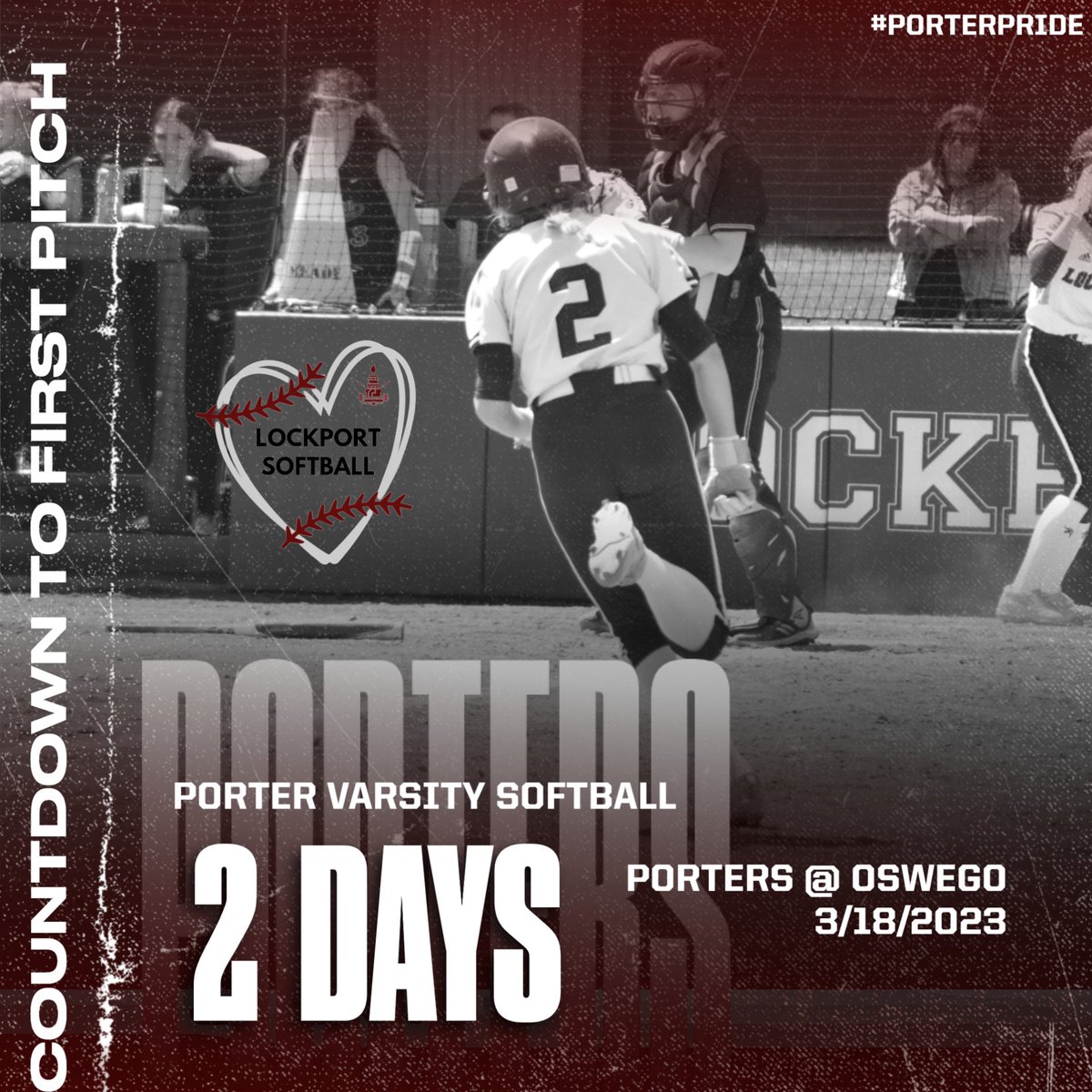 ONE Day to 1st Pitch...yep, that's right, we will be at Oswego, varsity and JV tomorrow 3.15.23.  Go Porters!