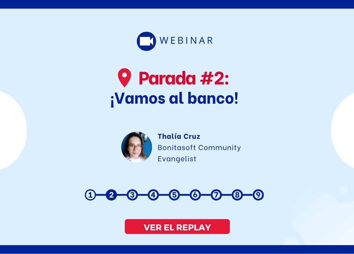 bonitasoft's tweet image. 🚂 ¿Te perdiste el #BonitaExpress? Nuestro tren hacía su segunda parada en el banco. Thalía, su conductora, lo grabó todo. Accede al replay del webinar de la parada 2 "Vamos al banco" aquí 👉 ow.ly/ILfB50Ni0SZ
#BPMN #ProcessModeling #DesarrolloDeApps