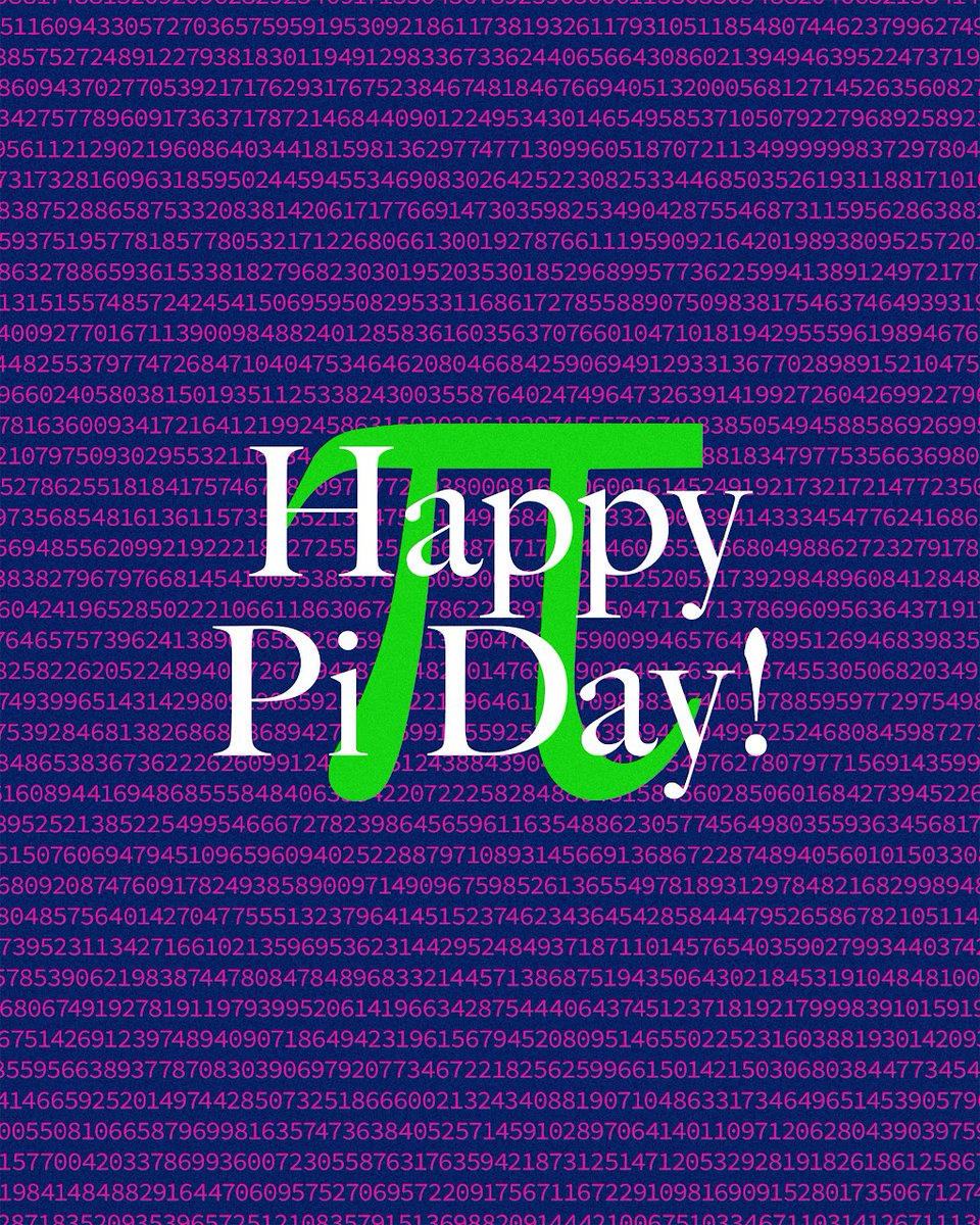 SarinEnergy's tweet photo. Happy Pi Day everyone! It's the one day of the year where we get to celebrate our love for math and pie at the same time π₯§π€! #PiDay #MathIsFun #PieIsLife π₯§π€©π https://t.co/qWynC4FHe3