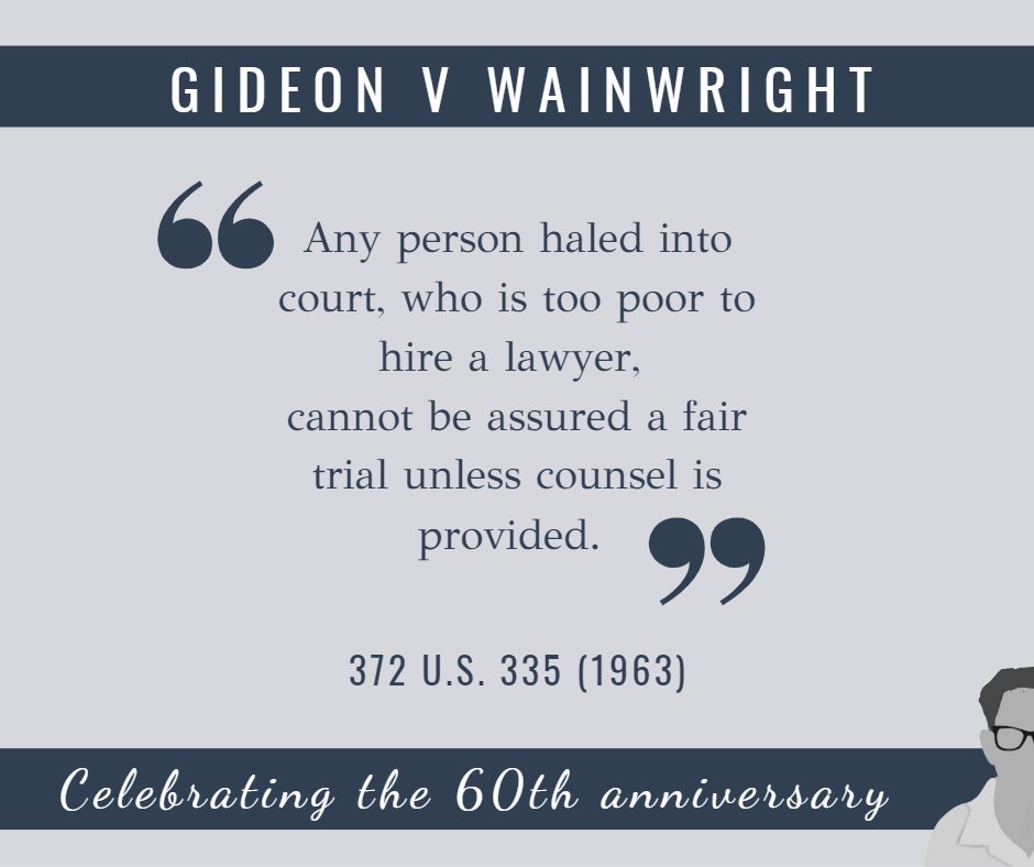 OH_PubDefend's tweet photo. It's #publicdefenseweek and the 60th anniversary of Gideon v Wainwright. #gideon@60 #TeamOPD #publicdefense https://t.co/kcyNk9fqOP
