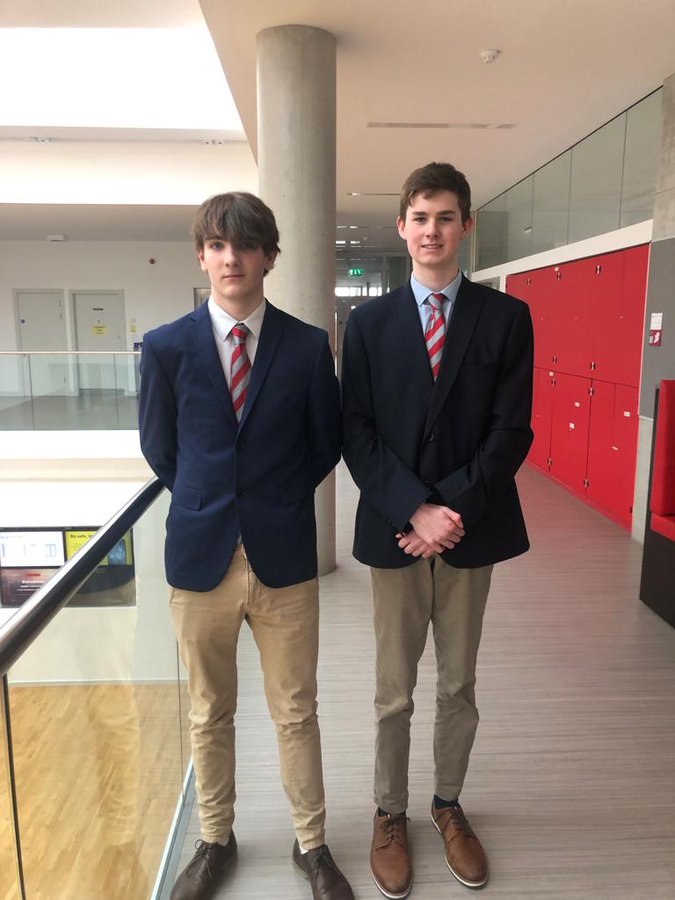 BPFINews's tweet photo. Also a massive congratulation to Jack O’Riordan and Peter Purcell from @GlenstalSchool who came a very impressive second place in today's #EuropeanMoneyQuiz #europeanmoneyweek https://t.co/YDbZzbRAcB