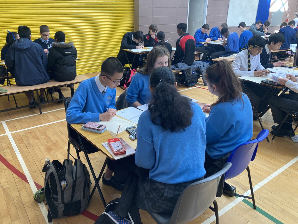 OideCiara's tweet photo. Some of our 3rd year maths students took part in the IMTA Pi quiz today in @stkevinscc1 @Kingswoodcc16 @imtanational @ImtaDublin https://t.co/DUa2utLmNs
