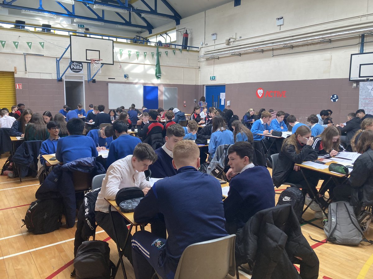 OideCiara's tweet photo. Some of our 3rd year maths students took part in the IMTA Pi quiz today in @stkevinscc1 @Kingswoodcc16 @imtanational @ImtaDublin https://t.co/DUa2utLmNs