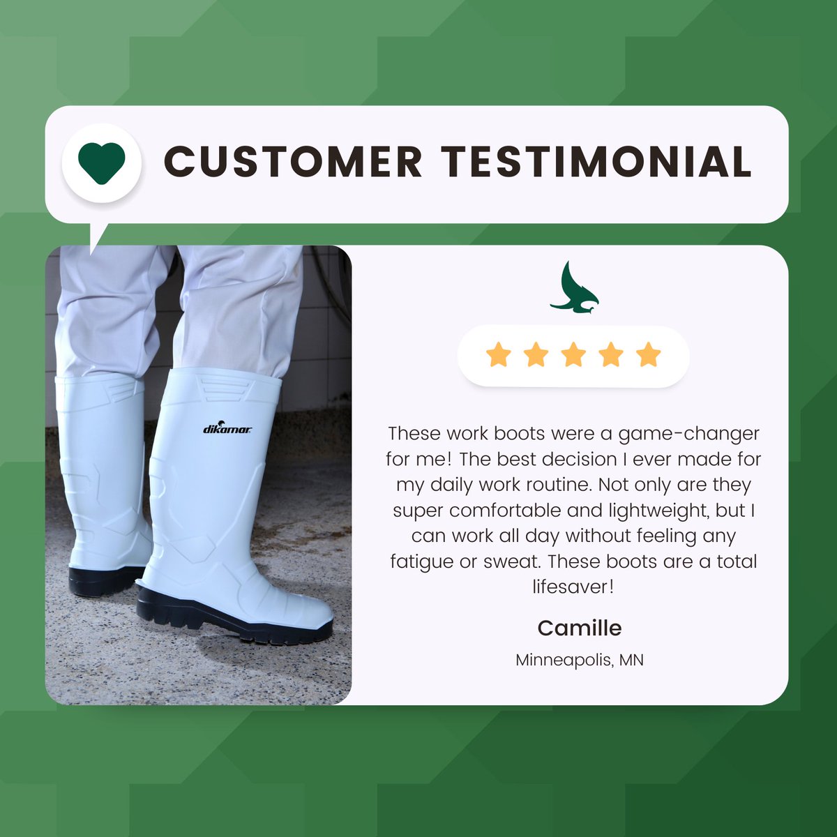 DikamarC's tweet photo. Happy customers make our day! ✨

Thank you to all the hard workers out there who trust in our work boots. We hope they continue to help you tackle the day with confidence and comfort! 🙌

https://t.co/q2xFfx8gFj

#dikamar #dikamarboots #safetyatwork #workboots #safetyboots https://t.co/go0umEpHXP