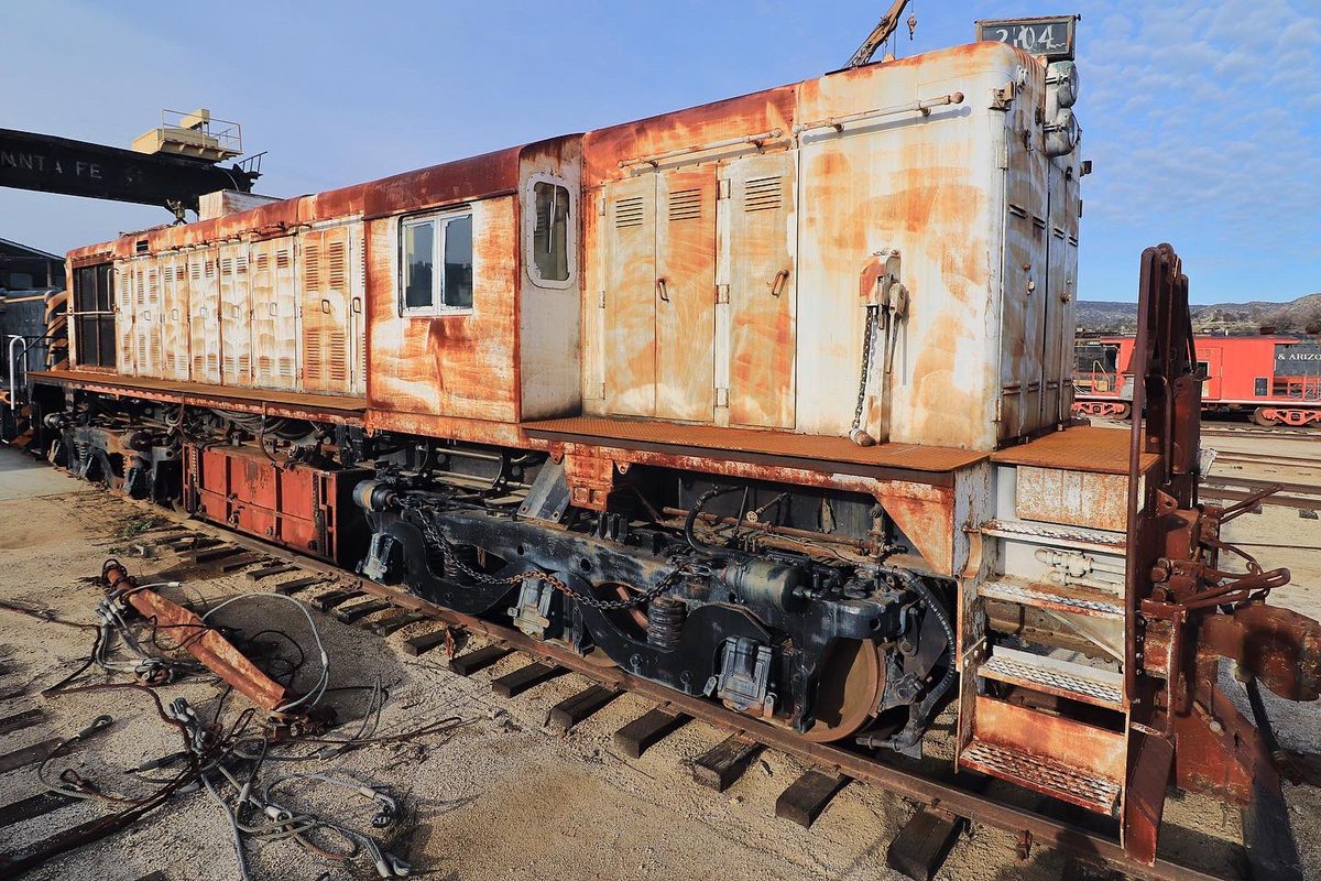 PSRMrailway's tweet photo. Work continues on #USAF2104, the #AlcoRSX4/MRS-1 (#MilitaryRoadSwitcher)

Several mechanical and body repair parties will take place in the near future. We need your help.

🚂Many of you hold fond memories of seeing 2104 on an episode of “#ThereGoesaTrain” with #EngineerDave https://t.co/gvHsrS3RJL