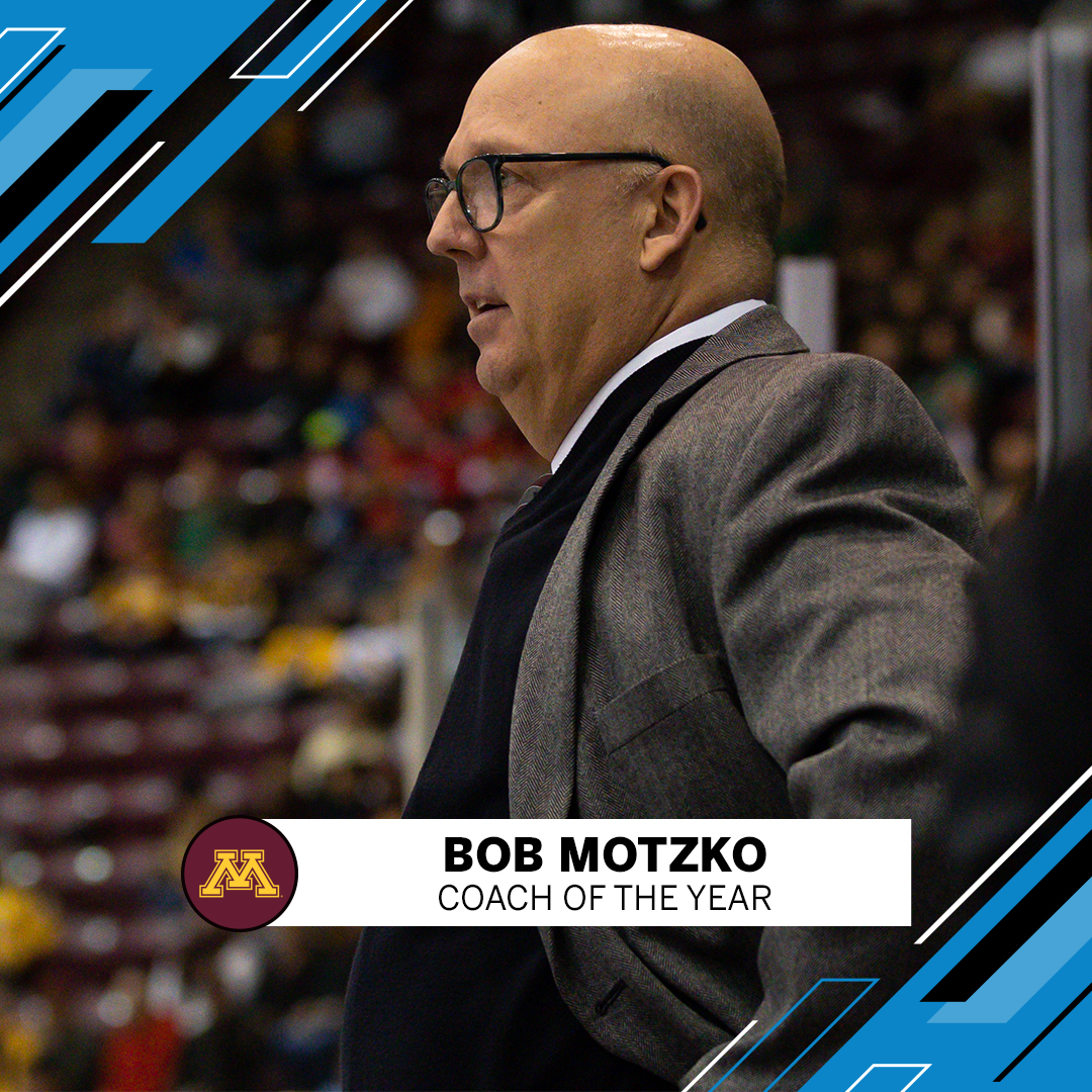 Congratulations to the 2022-23 #B1GHockey Coach of the Year, <a href="/GopherHockey/">Minnesota Men’s Hockey</a>'s Bob Motzko!