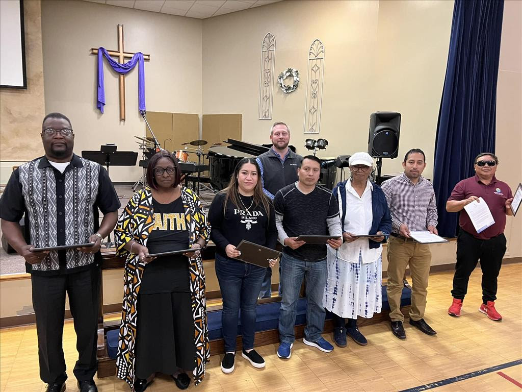 OurLTCV's tweet photo. @CHOGinAL1 Congratulations to Magdiel Martinez, Jose Morales, Justin Morrow, Theresa Green for being ordained as ministers by The Church of God in Alabama. Valerie Higgins, Fred Molden, Pablo Ibarro, Angie (Maria) Rodriguez, Carolyn Jones were licensed as ministers by the Church https://t.co/Gw7vrXPRiM