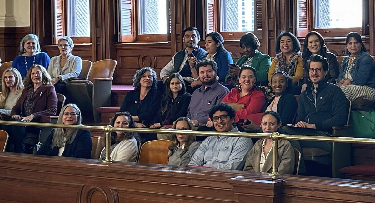 Texas Counseling Association in the HOUSE today representing YOU! Join us for our next TCA Advocacy Day, April 11! Visit bit.ly/42eyIu0 to sign up today! #CounselorsCare #TxCAadvocacy