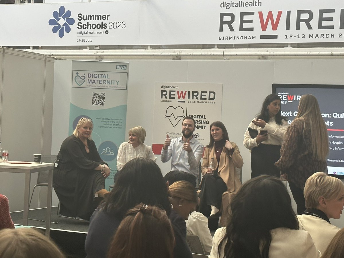 Go Pete!! 👏🏻😁the <a href="/AlderHeyCDigiT/">Alder Hey Clinical Digital Team</a> team are representing <a href="/AlderHey/">🏥 Alder Hey 💙</a> at the <a href="/DHRewired/">Digital Health Rewired</a> conference in London this week. Well done <a href="/p_white_nurse/">Peter White</a> on sharing your digital journey!!