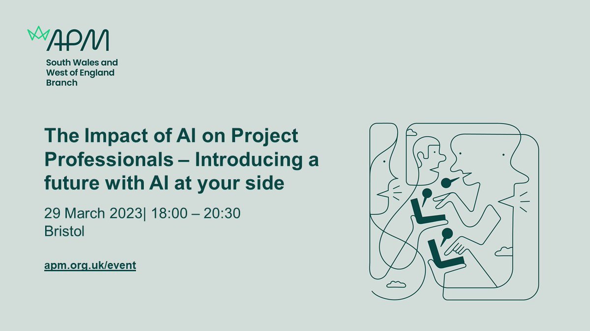 APM Events (@apmevents) on Twitter photo In this talk, hosted by <a href="/apm_SWWE/">APM South Wales and West of England Network</a>, we will take a tour of understanding what an AI is and how it works, presented by Alex Constantine on 29/3 in Bristol. bit.ly/3ZXM5gm #pmot #apmweb In this talk, hosted by <a href="/apm_SWWE/">APM South Wales and West of England Network</a>, we will take a tour of understanding what an AI is and how it works, presented by Alex Constantine on 29/3 in Bristol. bit.ly/3ZXM5gm #pmot #apmweb