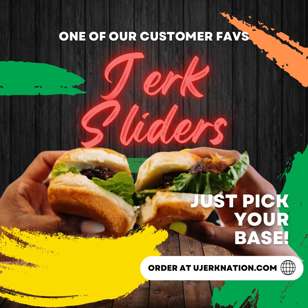 UJerkNation's tweet photo. Mmmm, I could really go for some #jerksliders right now 😋

We're open until 8pm! #jerkchickenincleveland #carribeanresturant #carribeanfoodincle #downtowncleveland #jerkchicken #jerksandwich #clevelandfood #ubereats #downtownclevelandfood #clevelandresturants #ujerknation https://t.co/vp9BH4vRsO