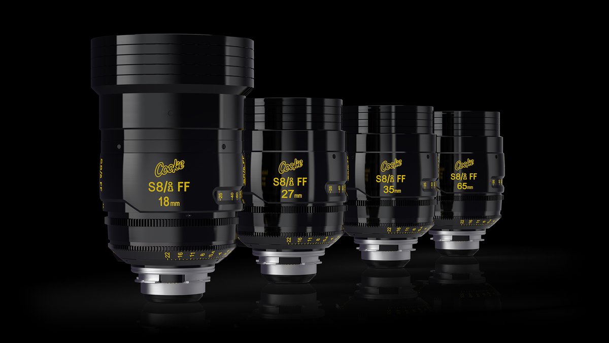 We are pleased to announce that four new S8/i FF focal length lenses are now available - 27mm, 35mm, 65mm and the highly anticipated 18mm. These new focal lengths offer cinematographers even more choice and flexibility to achieve their creative visions. #cooke #cookeS8