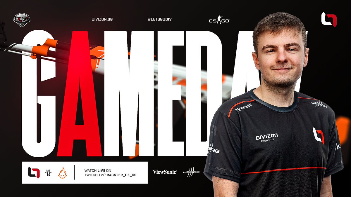Another week another match in the <a href="/FragsterD/">Fragster</a> League! 😎

Today our #csgo team around <a href="/Pashortycs/">Pashorty</a> will face <a href="/SUNBURNESPORT/">SUNBURN</a> 🔥 

Tune in at 20:30 CET and support us, lets get it boys!👏

#LETSGODIV