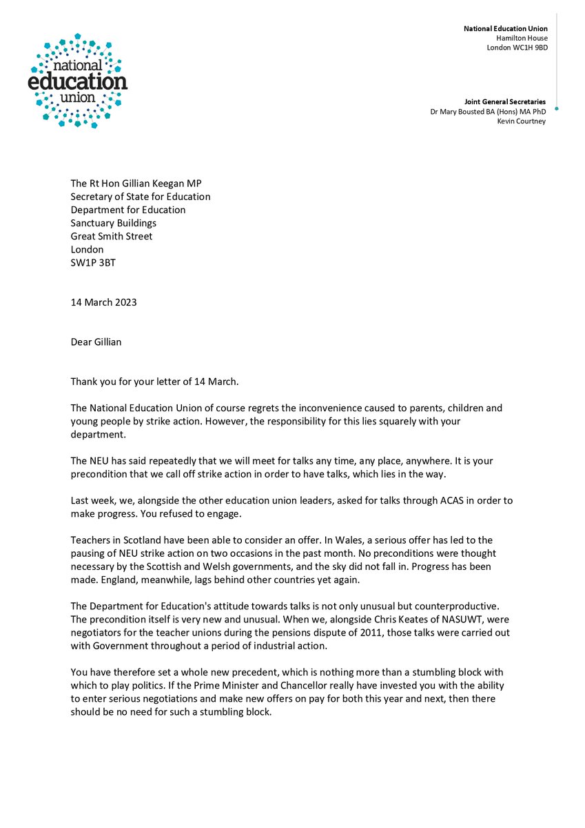 National Education Union tweet media
