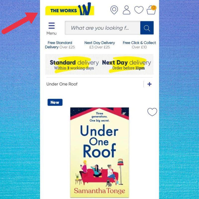 Under One Roof has just gone into @TheWorksStores, a real bargain at £2.50 a copy. I'd love to see a shelfie if anyone happens to be calling in to one of their stores! #books #Reading