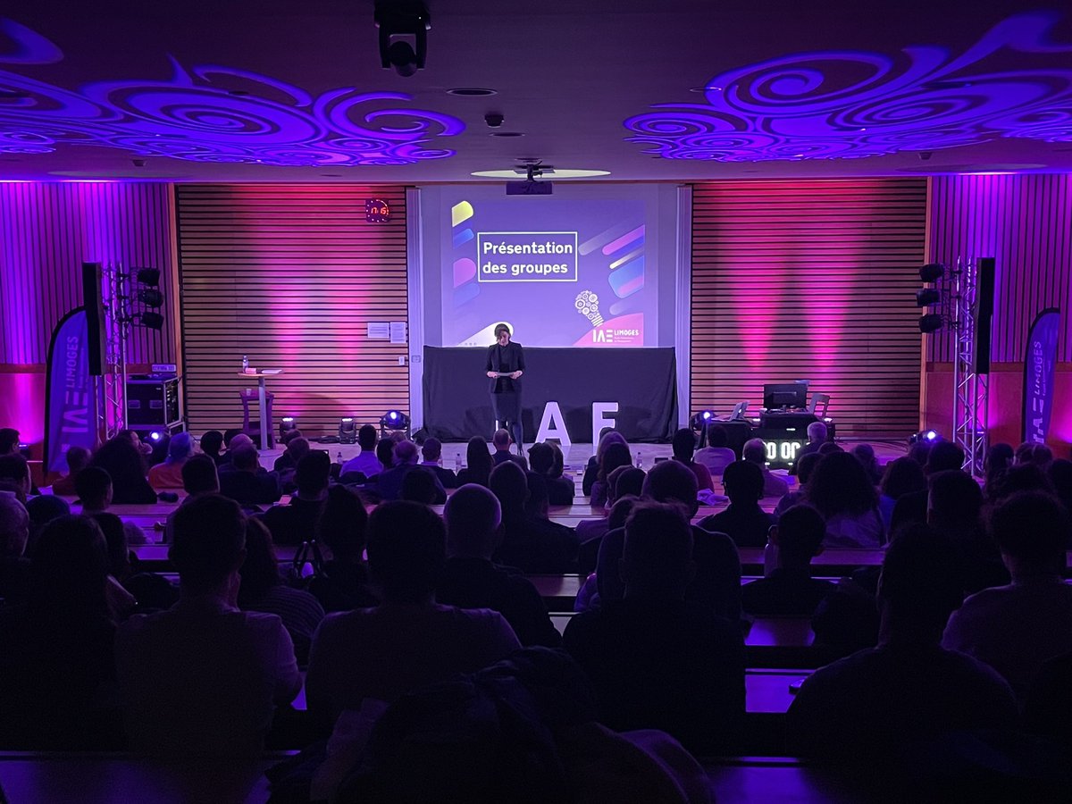 IAE Limoges (@iae_limoges) on Twitter photo #événement | 🚀 Début des Ateliers de l’innovation de l’<a href="/iae_limoges/">IAE Limoges</a>. Delphine BUISSON nous fait l’honneur de présenter cette soirée 🤩 #événement | 🚀 Début des Ateliers de l’innovation de l’<a href="/iae_limoges/">IAE Limoges</a>. Delphine BUISSON nous fait l’honneur de présenter cette soirée 🤩