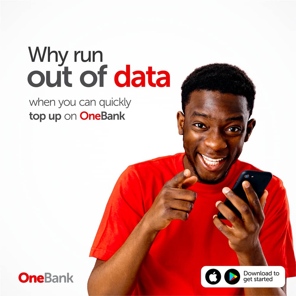Tegadeyforyou's tweet image. Just coming across this Digital bank app called "OneBank" and one of the features that's fascinating is the fact that i can set up reoccurring Airtime and Data purchase so i can never run out of data anytime.

Read to know more: bit.ly/ONEBankOVC

#OneBank
#SterlingCares