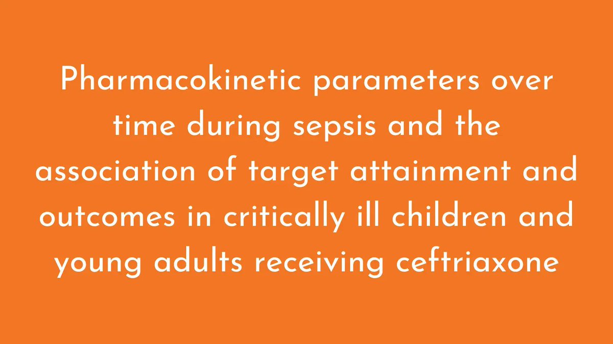 Pharmacotherapy (@pharmacojournal) on Twitter photo Ceftriaxone PK parameters were similar between early and late sepsis, but there were large individual differences. OPEN ACCESS buff.ly/3EirZEZ <a href="/STangGirdwood/">Sonya Tang Girdwood 鄧 智佳, MD, PhD</a> Ceftriaxone PK parameters were similar between early and late sepsis, but there were large individual differences. OPEN ACCESS buff.ly/3EirZEZ <a href="/STangGirdwood/">Sonya Tang Girdwood 鄧 智佳, MD, PhD</a>
