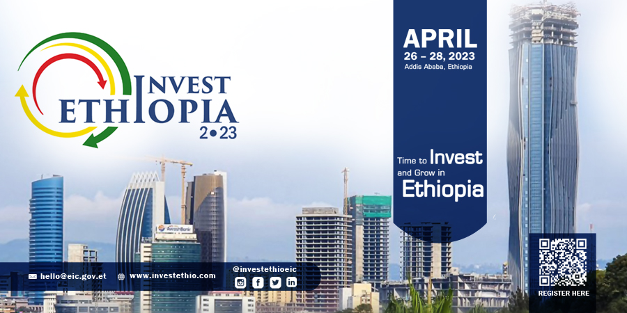 investethio_eic's tweet photo. #Time_to_InvestInEthiopia🇪🇹 #Ethiopia #Time_to_Invest_and_Grow_In_Ethiopia

The Ethiopian Investment Commission (EIC) is excited to announce that we will be hosting Invest Ethiopia 2023, the premiere investment forum in Ethiopia on April 26 - 28, 2023. https://t.co/tKJUza8EDW