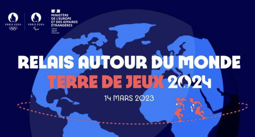 SevSaignat's tweet image. #TerredeJeux2024  
Nous sommes fiers de participer au #RelaisAutourDuMonde à 500 jours de #Paris2024 ! Nous avons relevé le défi de grimper 2 024m en escalade 🧗‍♀️ au @lyceecalgary @ConsulatFRAVan 
Merci au @lyceechicago pour le témoin et à vous de jouer @lelyceeSF!