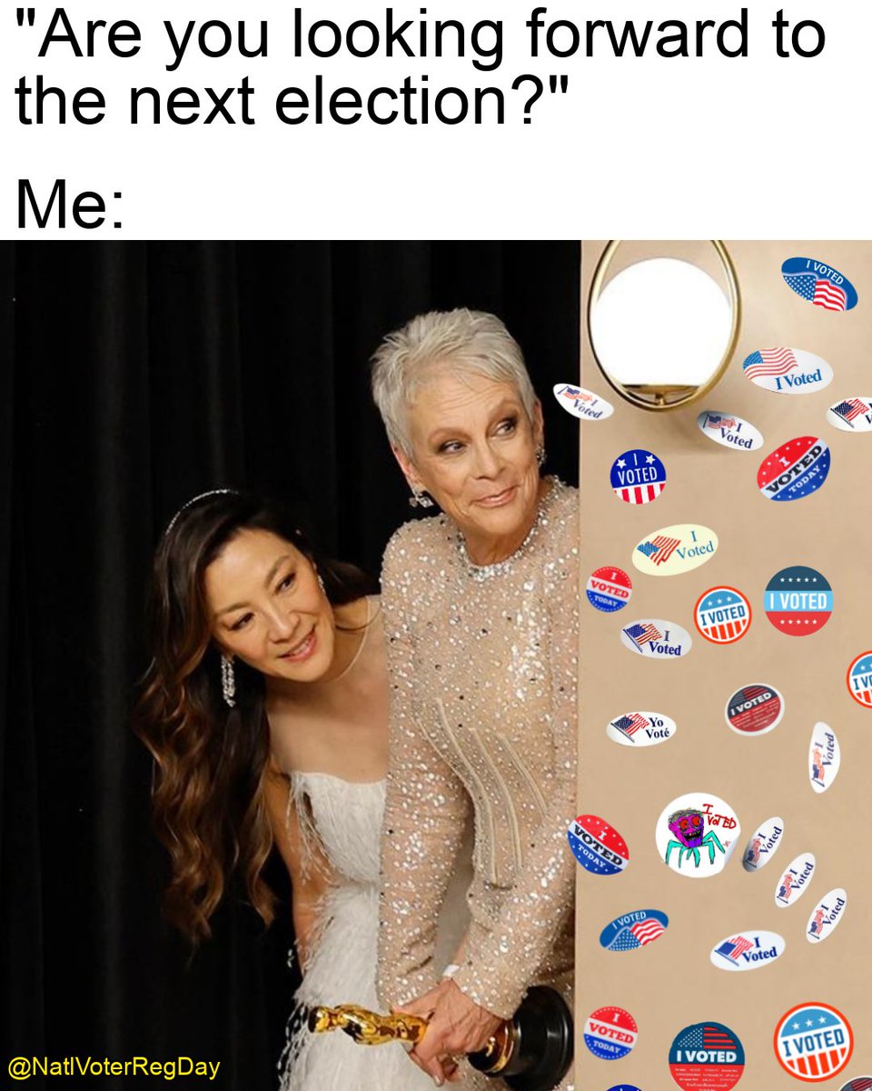 And the "I Voted" sticker goes to ... ✉️