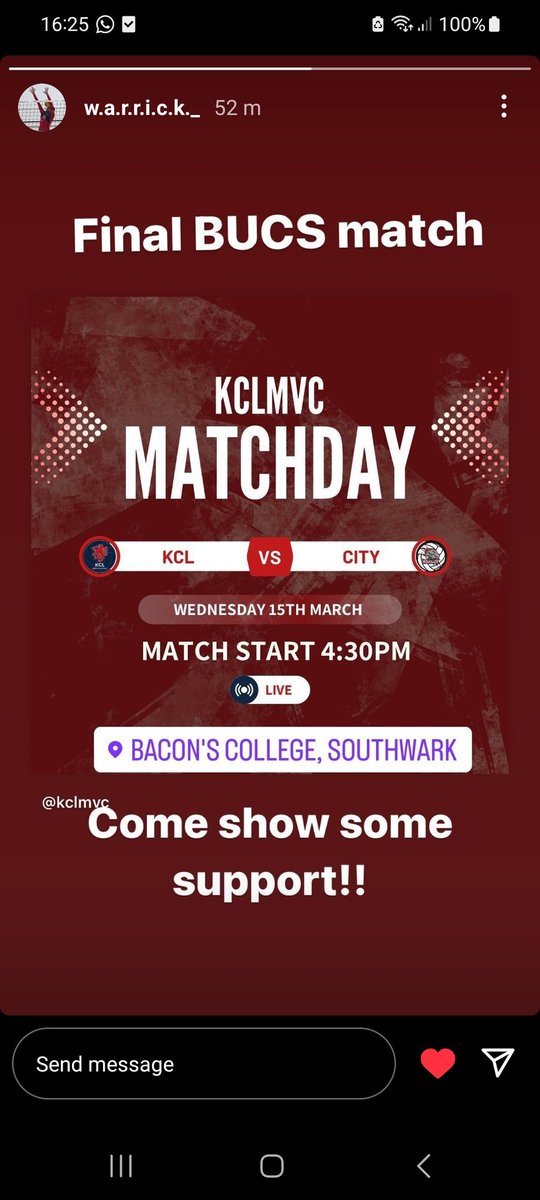 BaconsCommunity's tweet photo. @KCLVolleyball Matchday, tomorrow at 4.30pm, come and show your support!! 🏐 🏐 🙌🏼🙌🏾🙌🏿 #volleyball #mensvolleyball https://t.co/3Ml3HEN8JB
