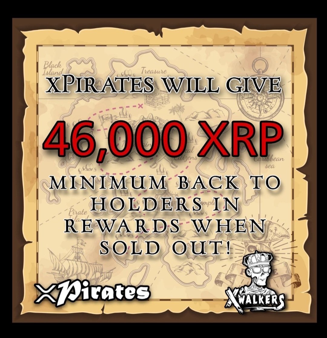 💰💰 46,000 #XRP minimum 💰💰

💣 Rewards keep growing weekly.

💣 Richlist published.

💣 New points system onboard the ship.

💣 Weekly auctions for our CPS nfts, with even bigger rewards for there holders. 💰

discord.gg/T8Vqn2Ku

#NFTs #XRPL #UtilityNFTs #XRPLCommunity