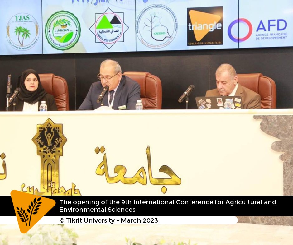🌱This week TGH’s #iraq team is attending the 𝟵𝘁𝗵 𝗜𝗻𝘁𝗲𝗿𝗻𝗮𝘁𝗶𝗼𝗻𝗮𝗹 𝗖𝗼𝗻𝗳𝗲𝗿𝗲𝗻𝗰𝗲 𝗳𝗼𝗿 𝗔𝗴𝗿𝗶𝗰𝘂𝗹𝘁𝘂𝗿𝗮𝗹 𝗮𝗻𝗱 𝗘𝗻𝘃𝗶𝗿𝗼𝗻𝗺𝗲𝗻𝘁𝗮𝗹 𝗦𝗰𝗶𝗲𝗻𝗰𝗲𝘀 organized by <a href="/tikrituniversit/">جامعة تكريت</a> #CollegeOfAgriculture