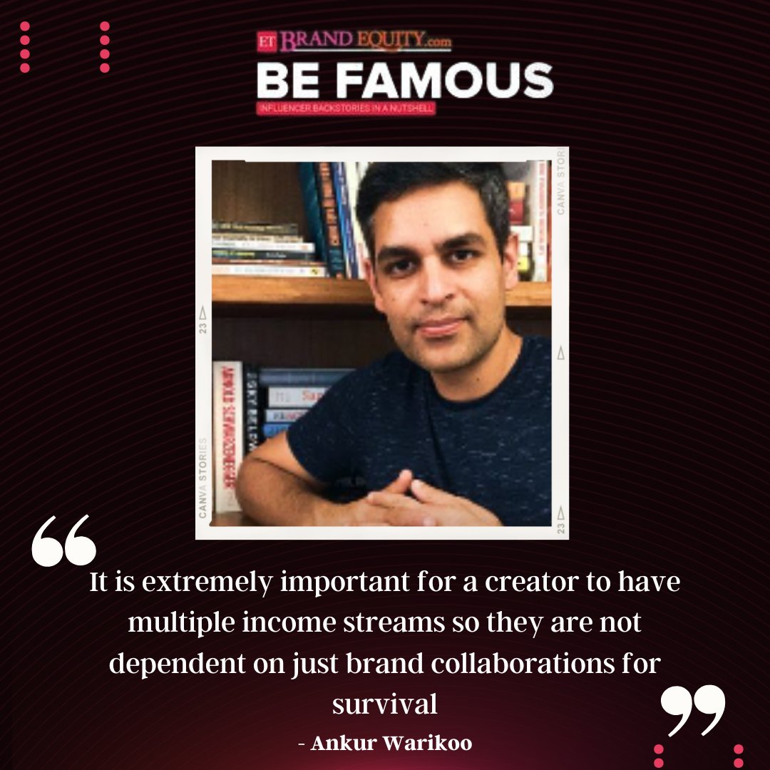ETBrandEquity's tweet photo. Join us this Thursday, 5 PM for an exclusive peek into the mind of the mastermind behind some of the internet's most innovative creations, @warikoo!🤩
From mentorship to entrepreneurship, writing to content creation, he's got it all covered! 

#BeFamous #AnkurWarikoo #mentor https://t.co/l8Tewc9Yf7