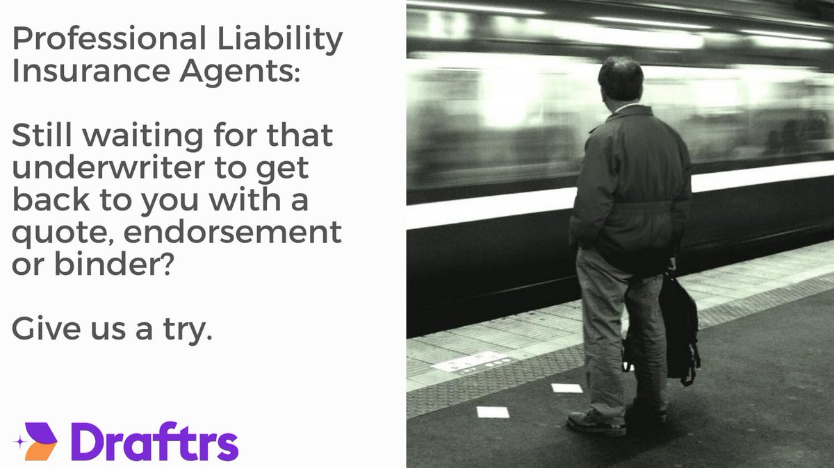 draftrs_inc's tweet image. Insurance agents: We&apos;re the fastest and most efficient market for professional liability insurance.  Give us a try for an instant quote! 

draftrs.com/start

#insurance #insuranceagent #insurancebroker #professionalliability #professionalliabilityinsurance #insurtech