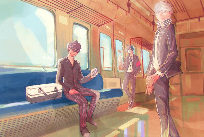 電車 からの 旅#ペルソナ5 #ペルソナ4 #ペルソナ3 